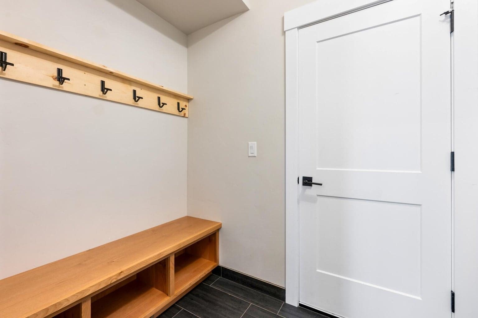 Mudroom off the garage