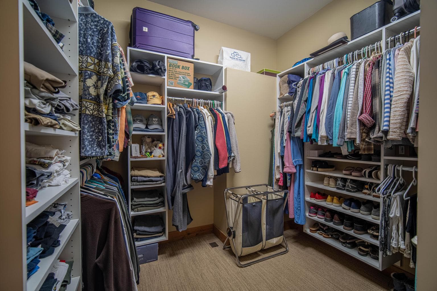 The perfect walk-in closet.