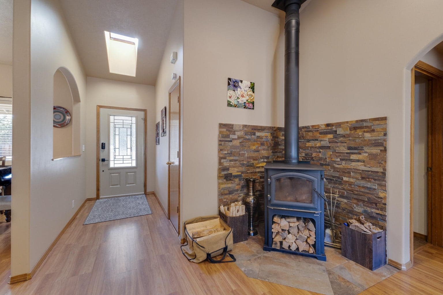 Entry way from living room
