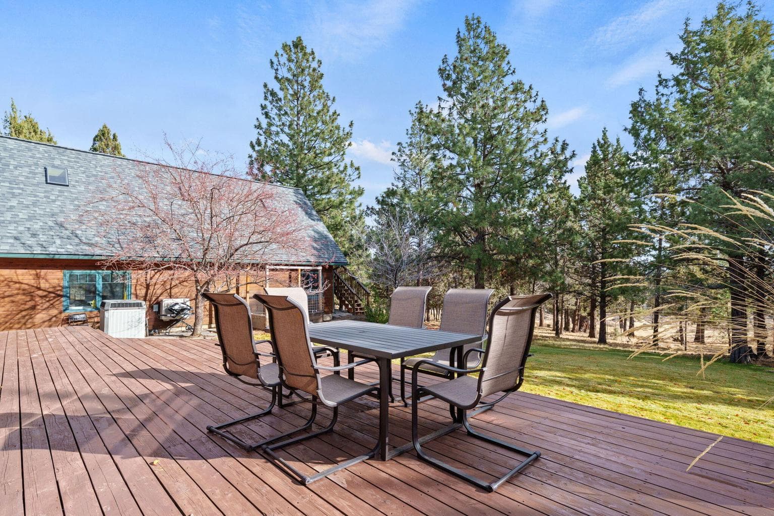 Expansive Back deck
