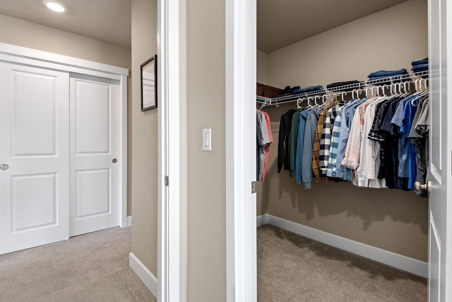Generous Walk In Closet