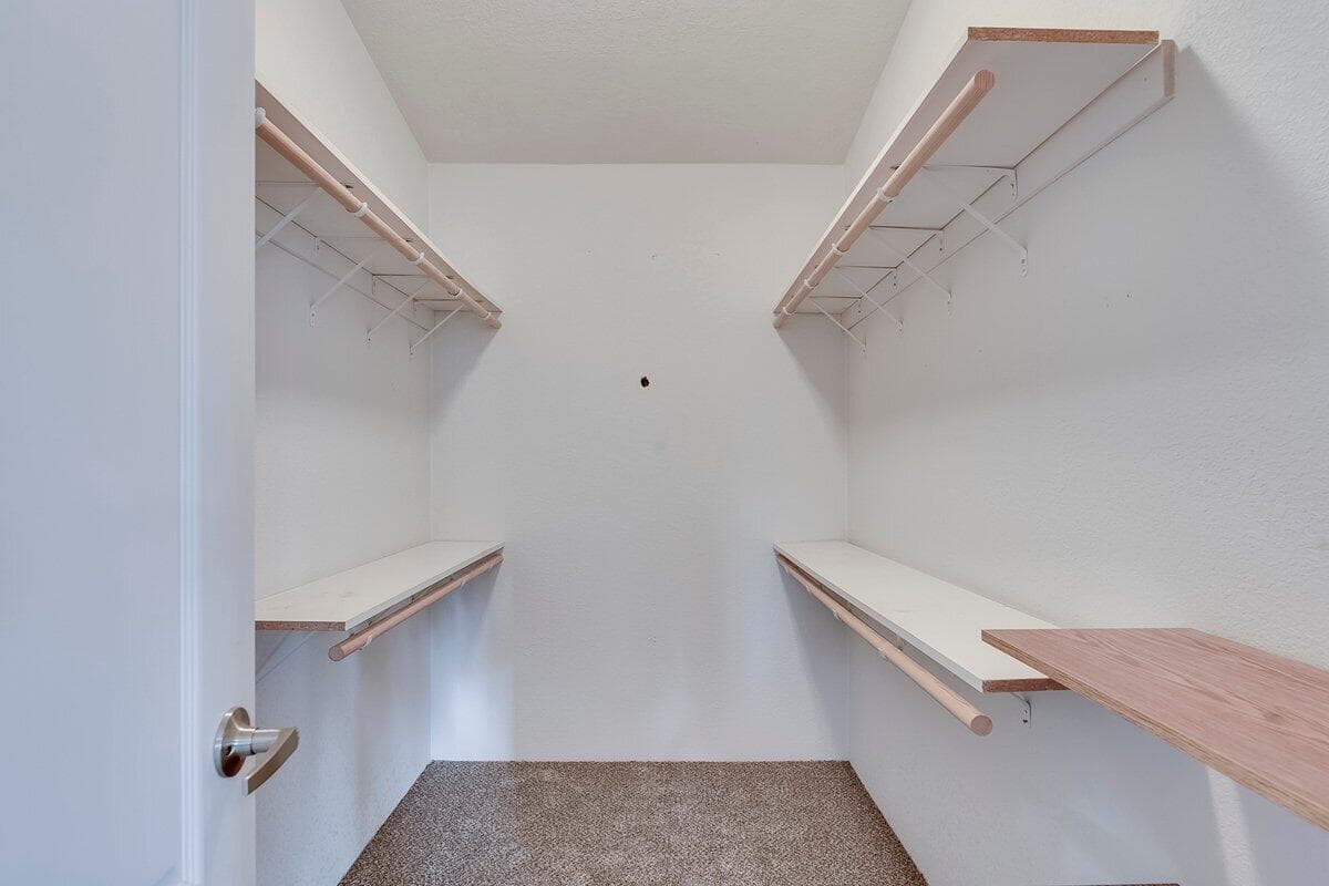 Primary closet