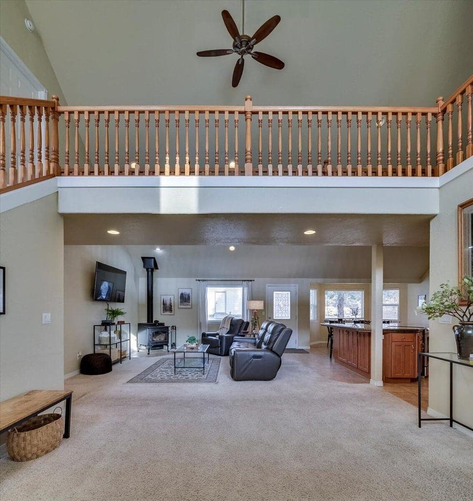 Looking in from front door