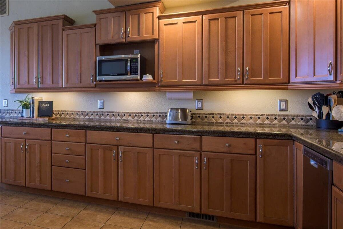 Tons of counter space and storage
