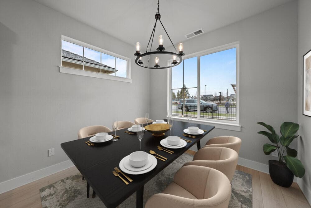 Photos are from model home. Colors and finishes will vary.