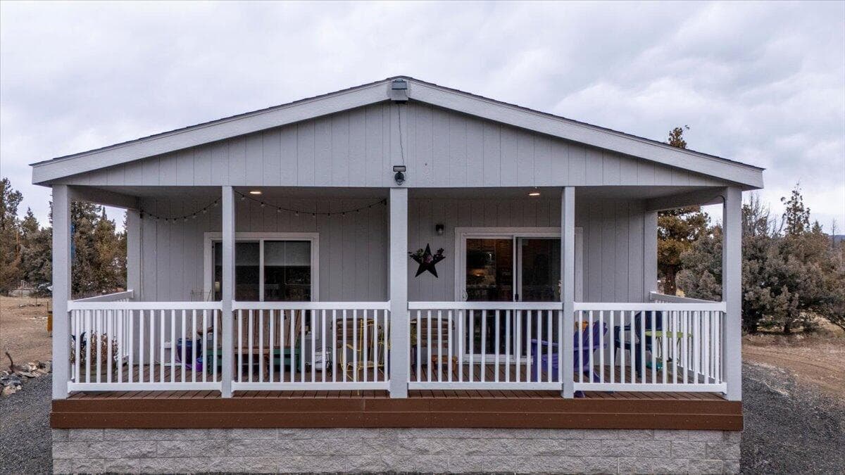 Covered front porch