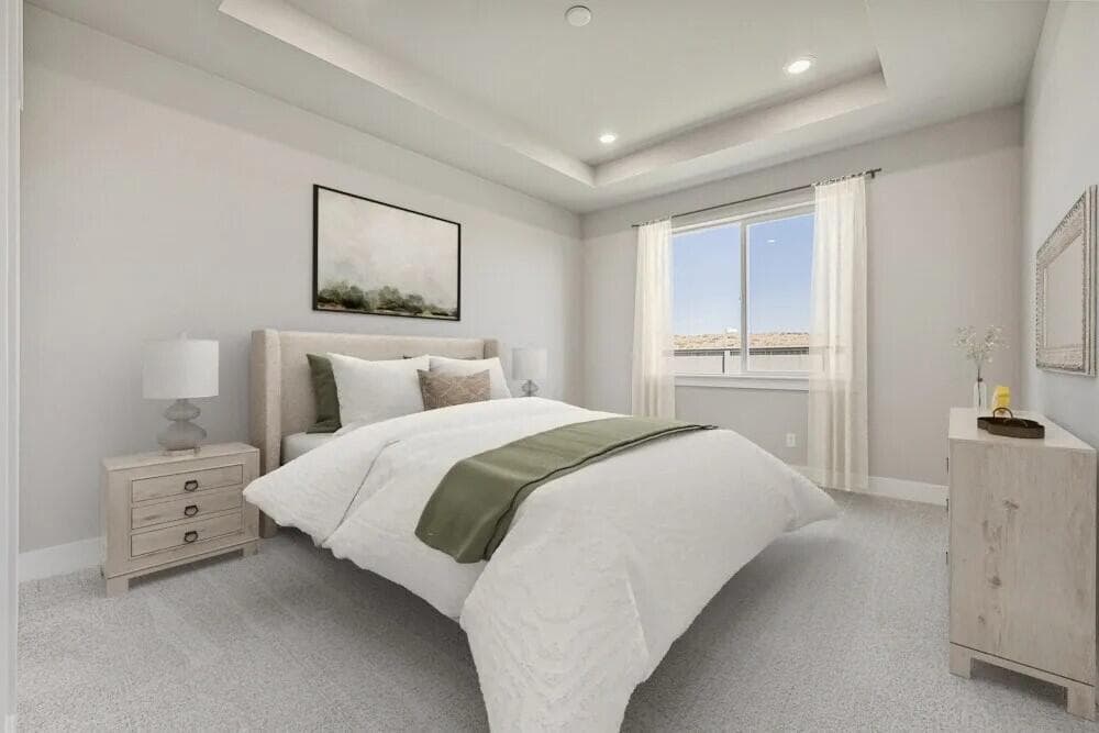 Sample photo reflecting a similar plan. Primary Suite - Upgrades present. Specs and selections vary.