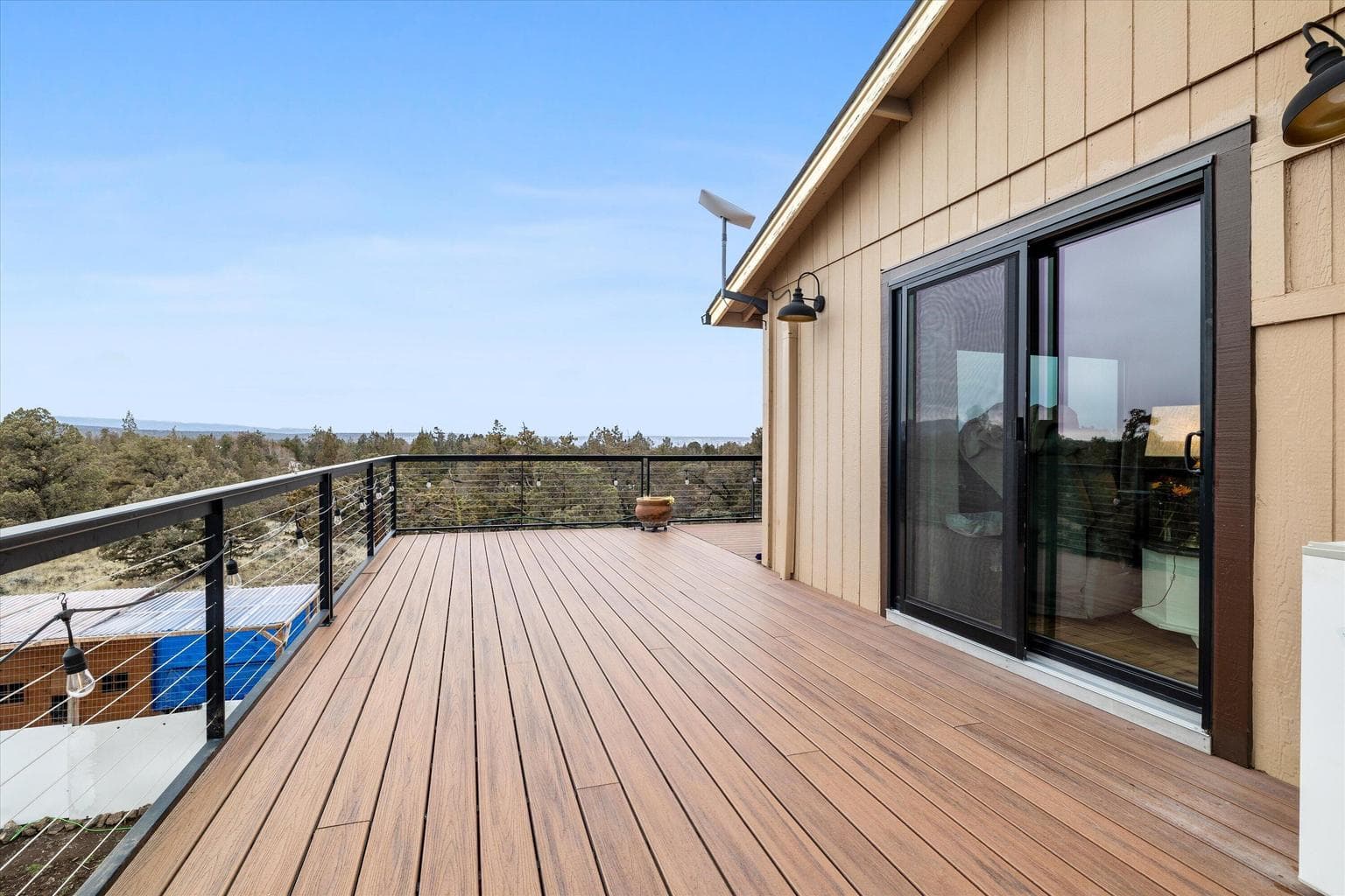Upstairs deck
