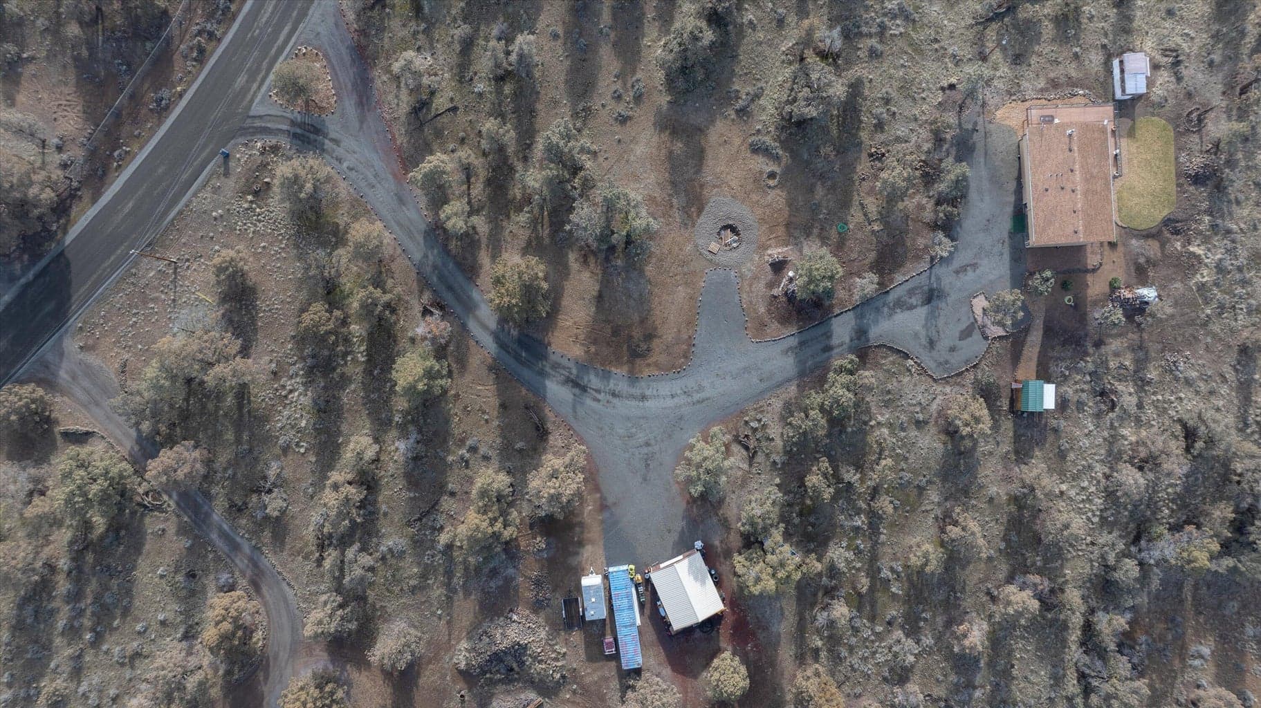 Overhead.