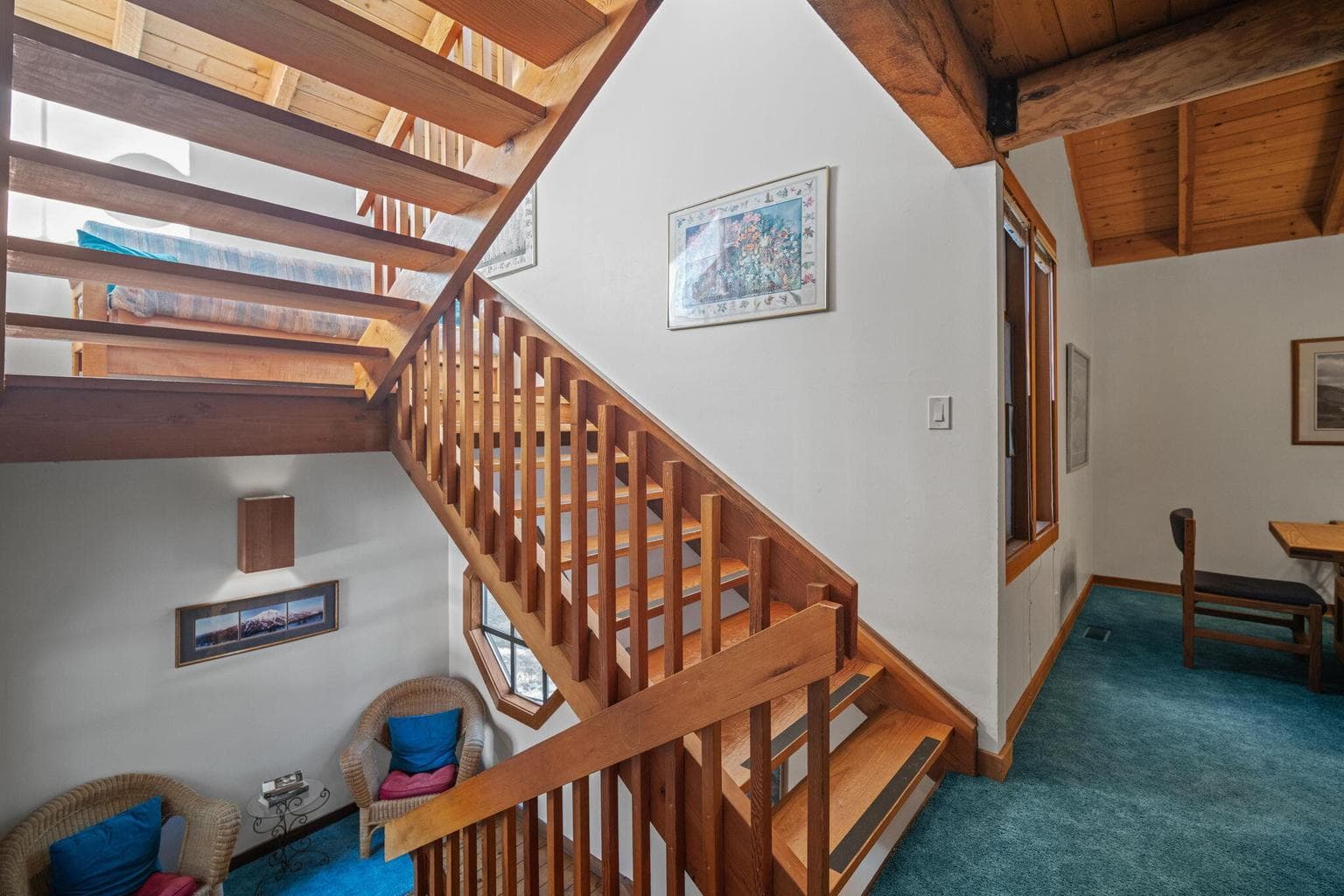 Third level is to the roof top deck