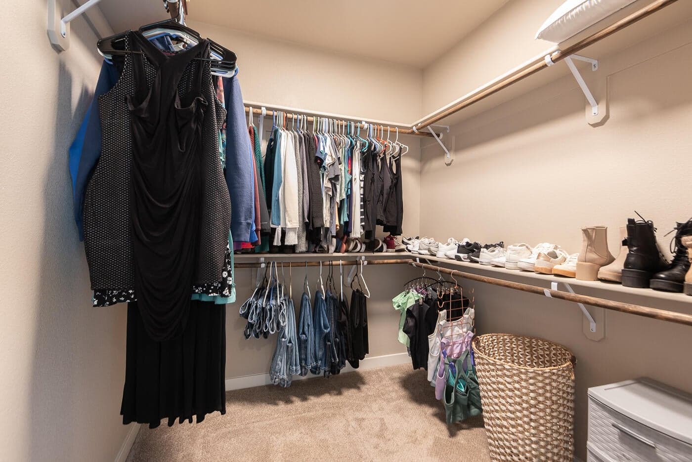 Primary large closet.