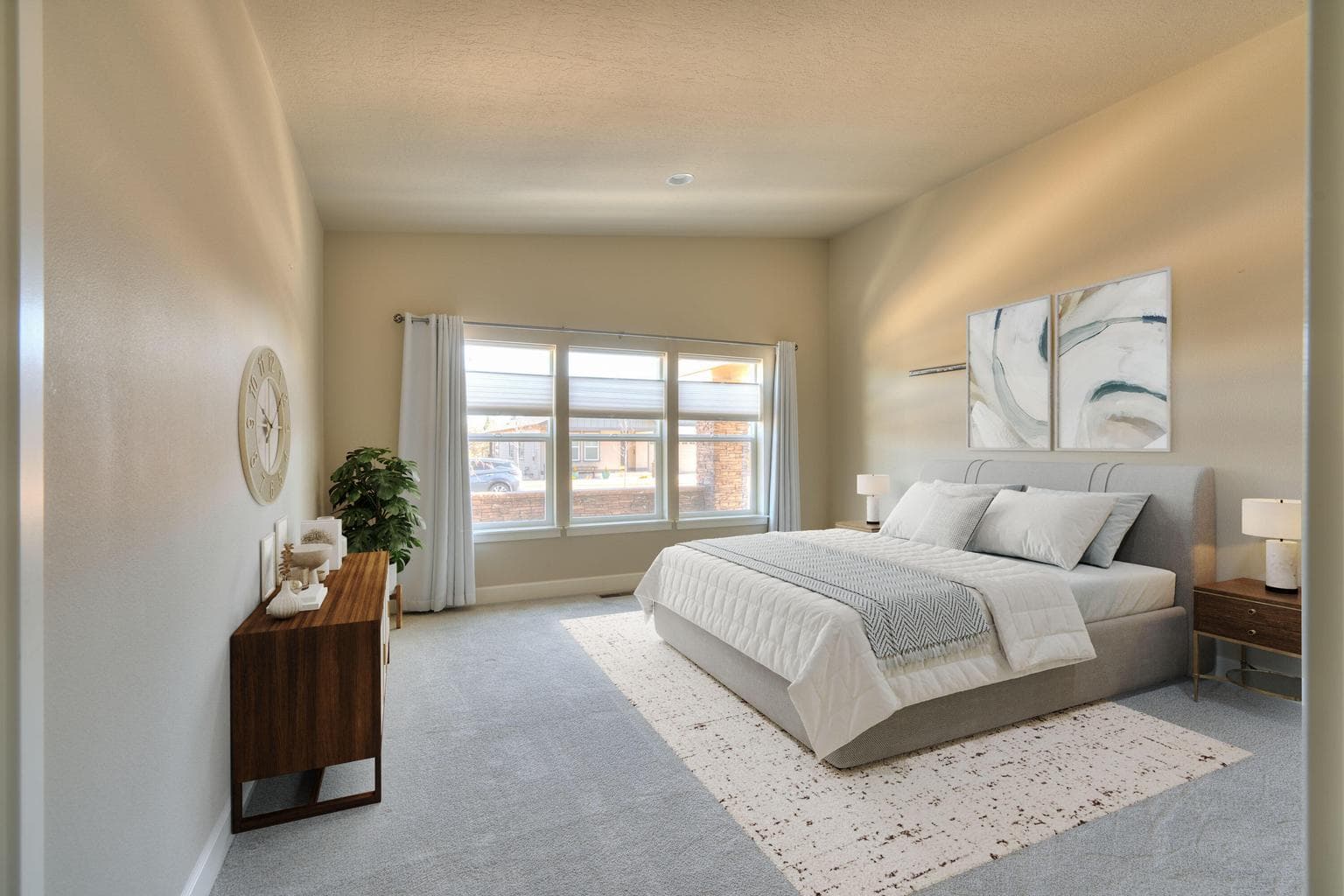 Natural Light Filled Bedroom