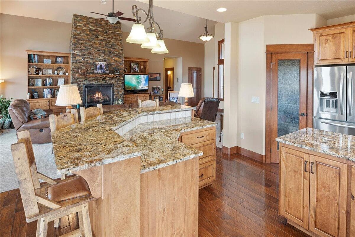 Open concept for great entertaining