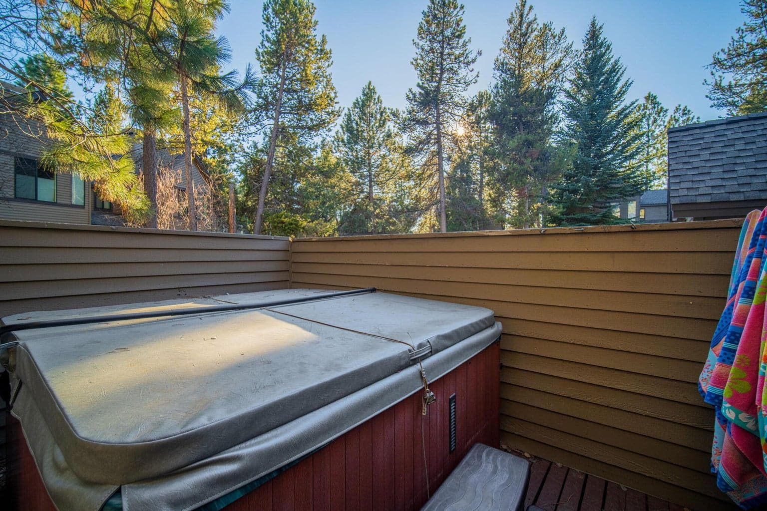 Hot tub has been winterized