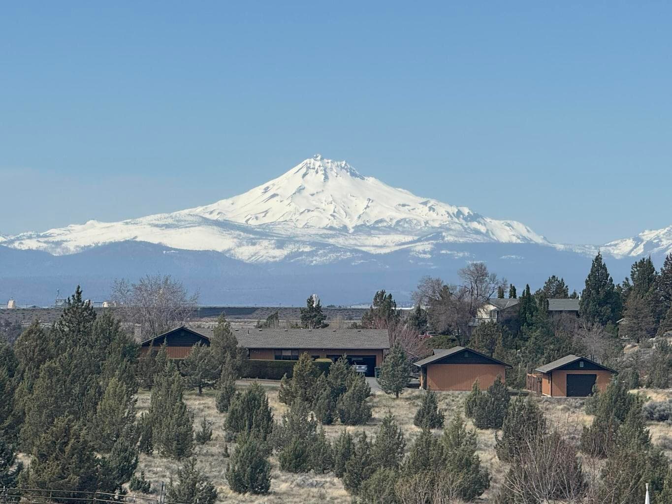 Mt. Jefferson view from lot
