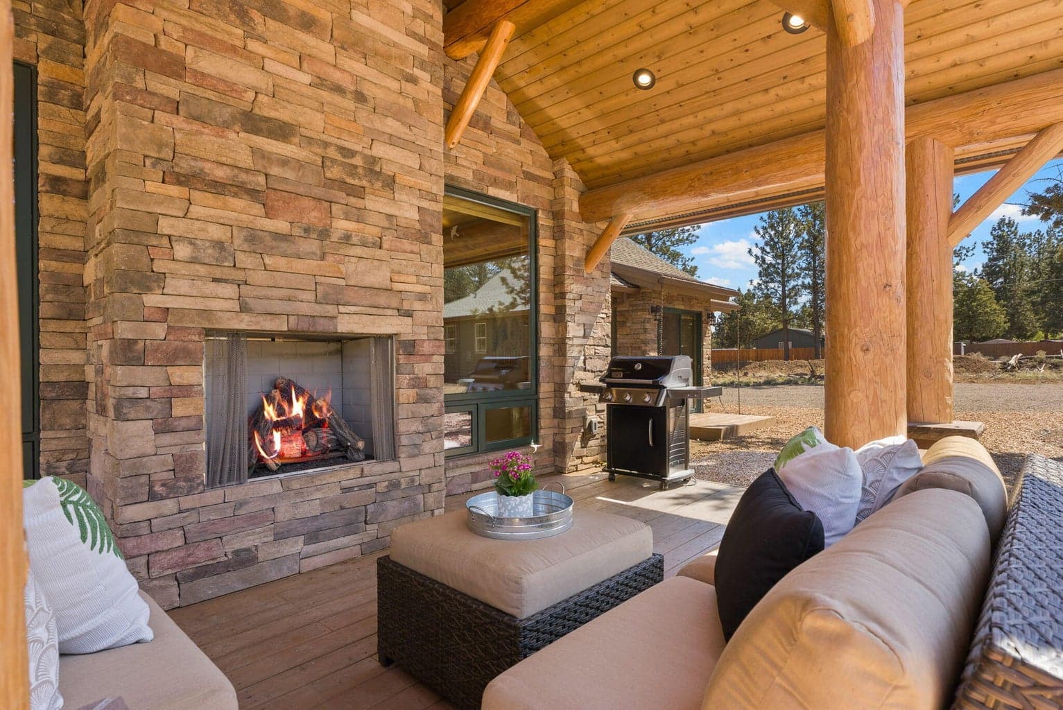 Enjoy the multiple outdoor living spaces.