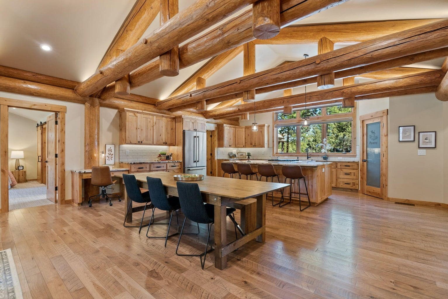 Eating area with ample room for entertaining.