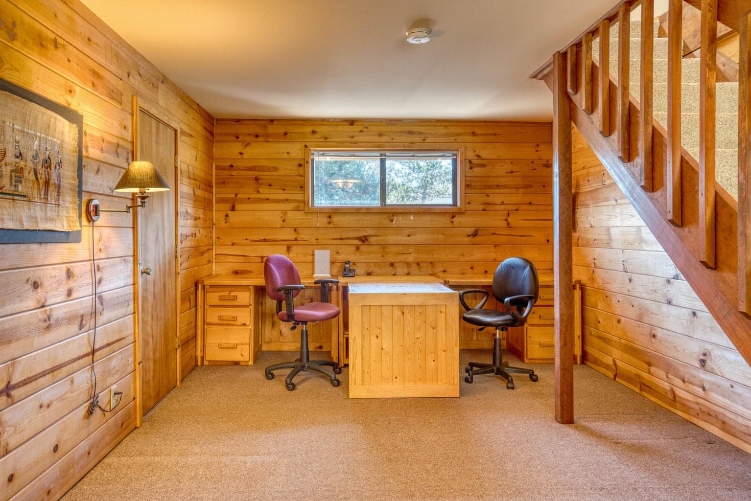 Space for a home office.