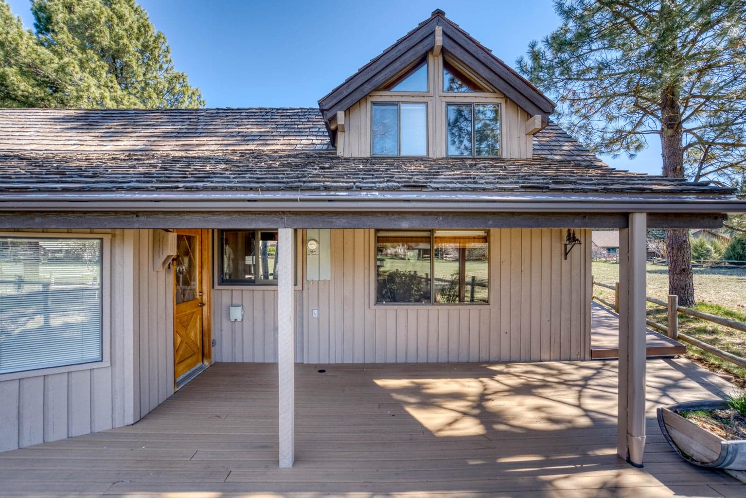 Direct access to the kitchen and great room.