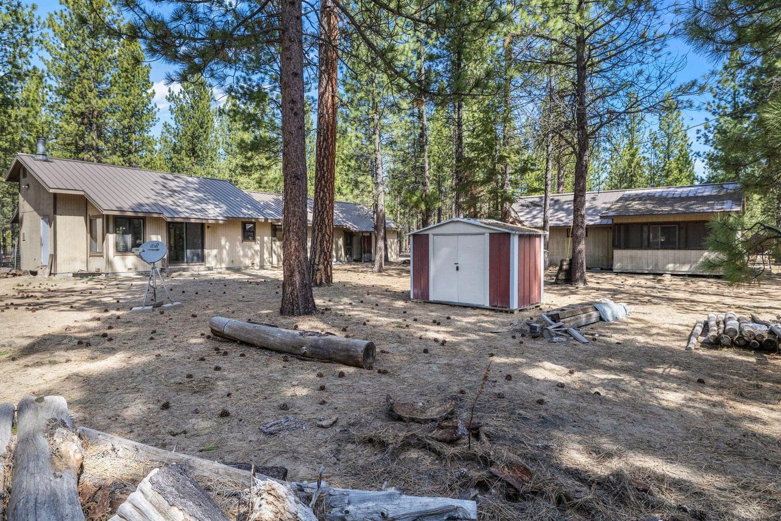 Large back yard