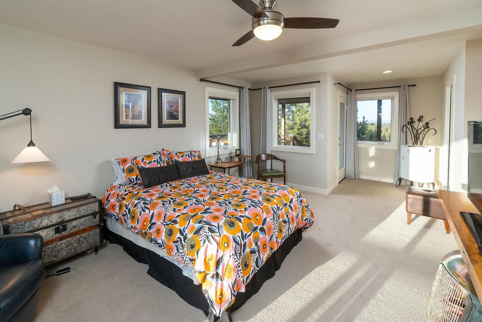 Bright and airy, perfect for guests, office, or creative space.