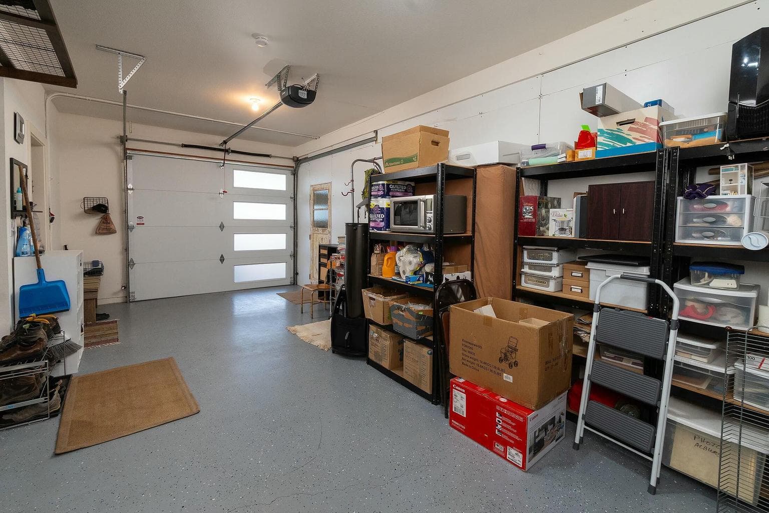 Clean and functional space blending practicality with style.
