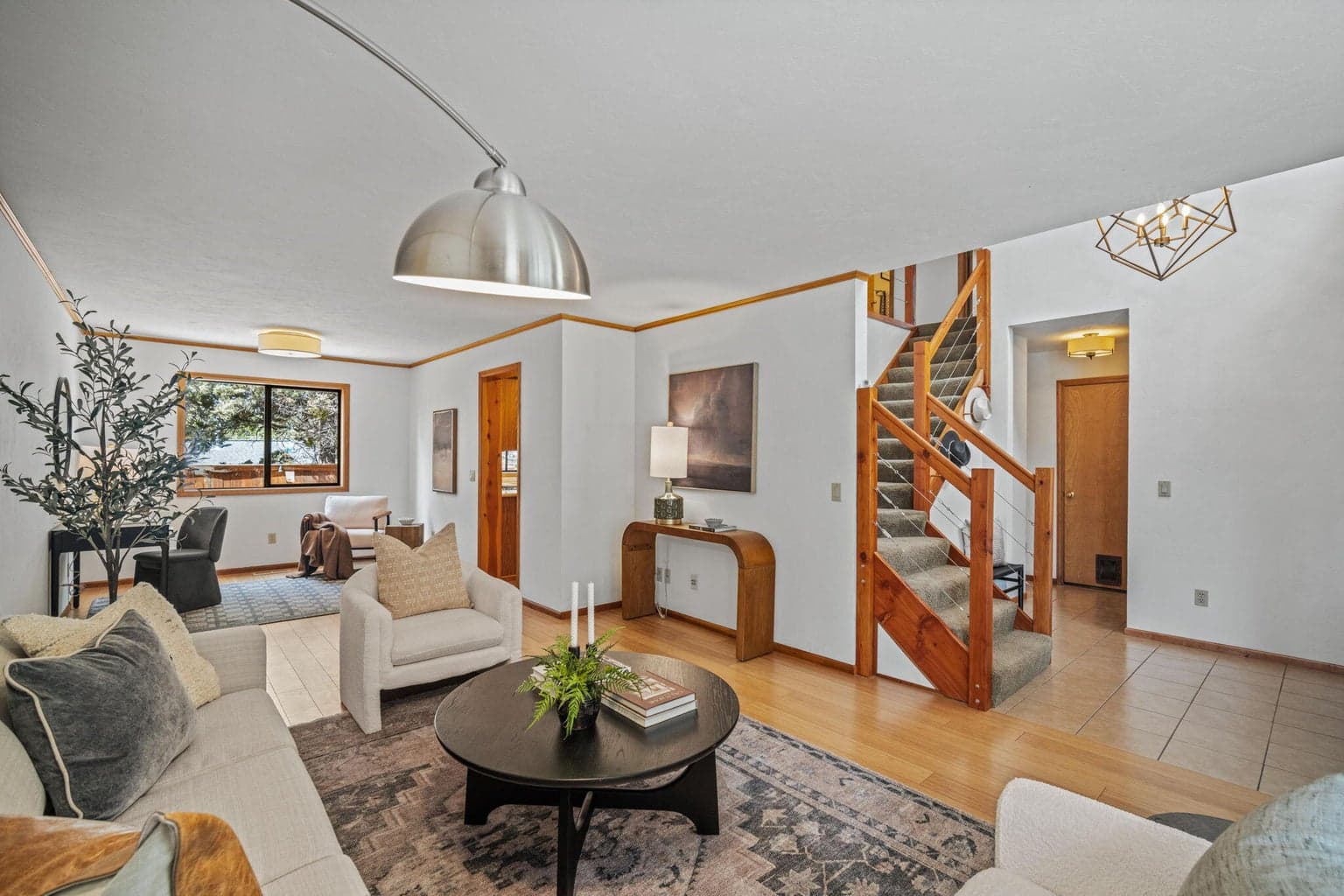 Arrive into this spacious living space