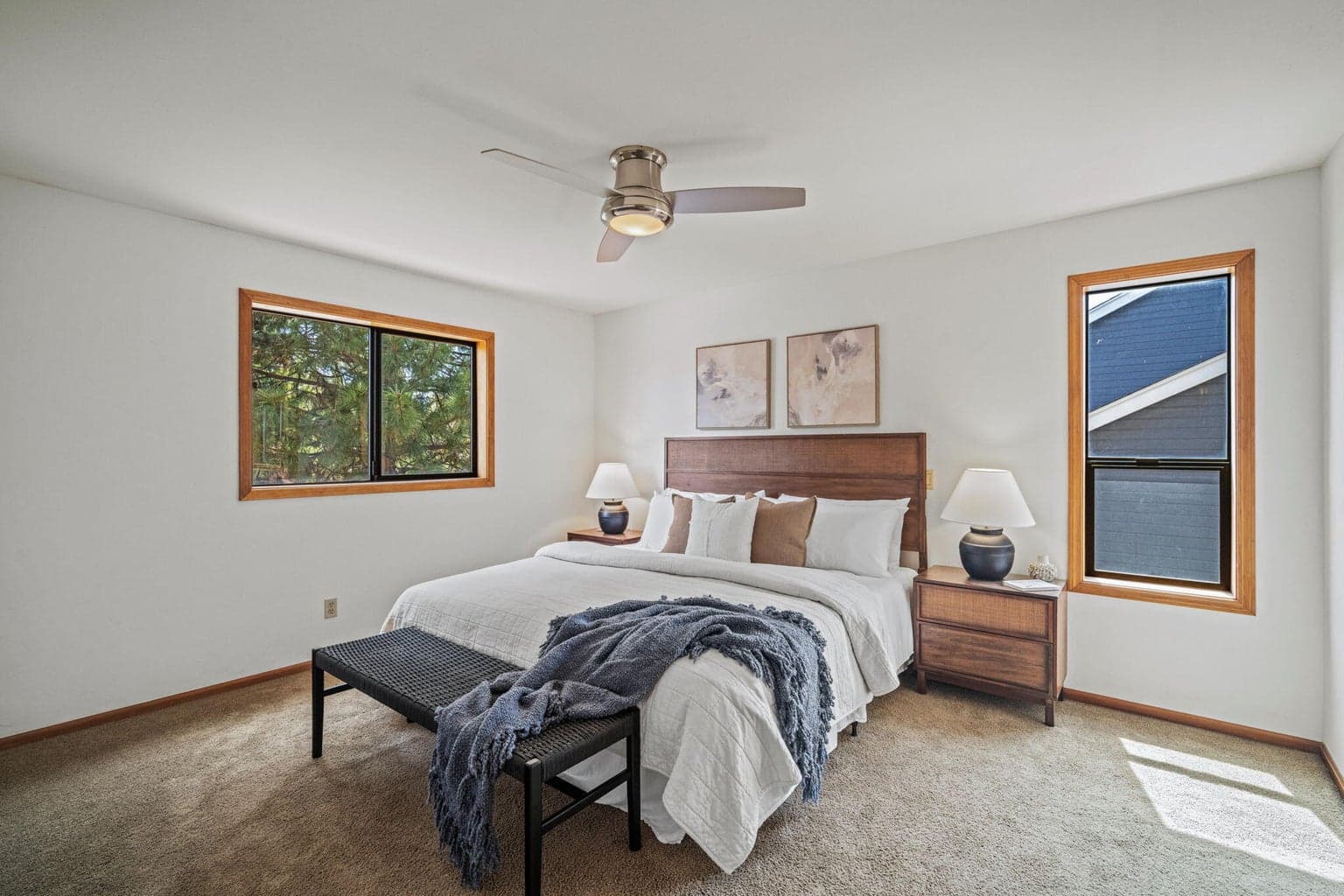 Spacious 14 x 13 Primary bedroom