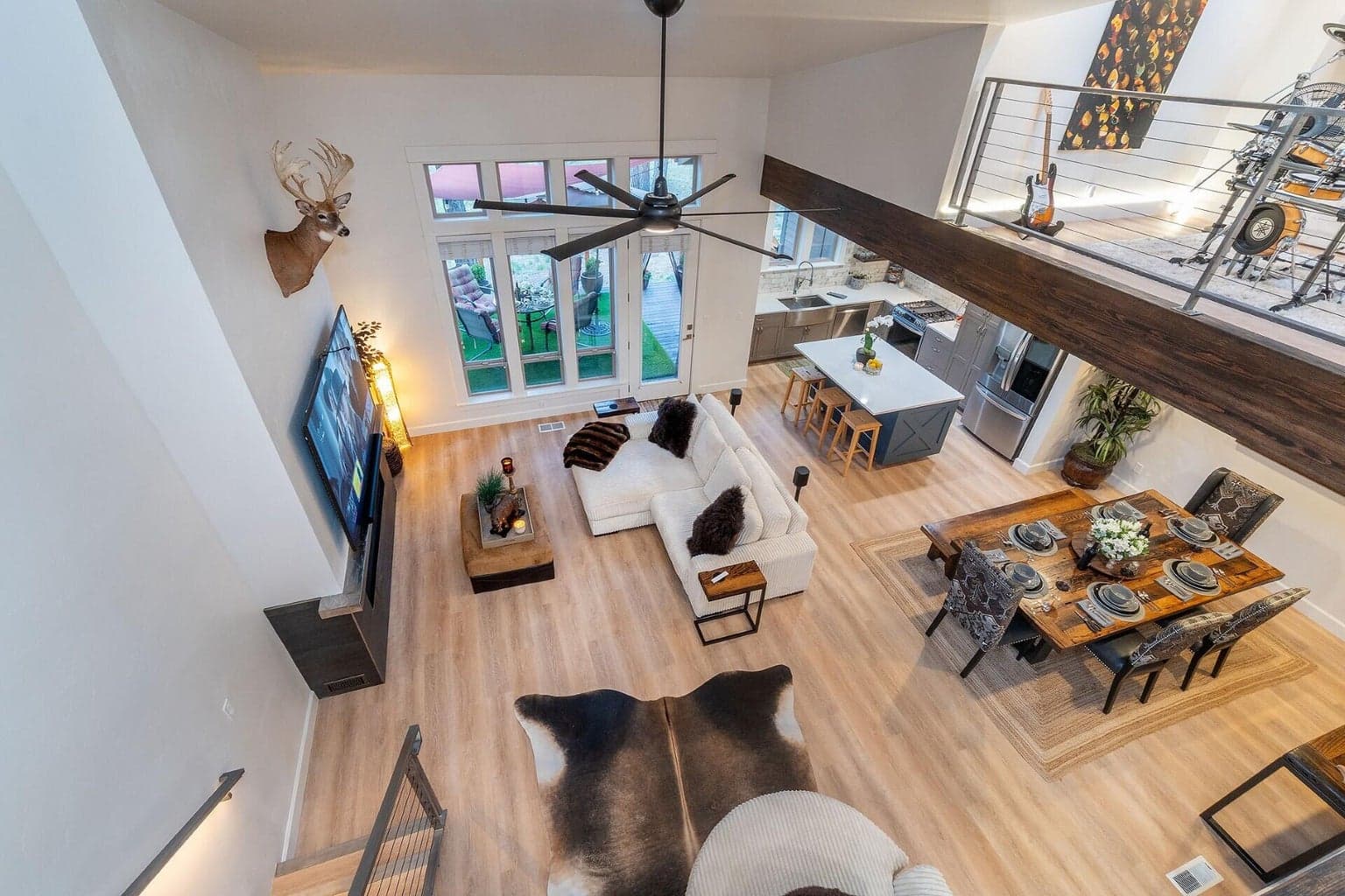 View from loft.