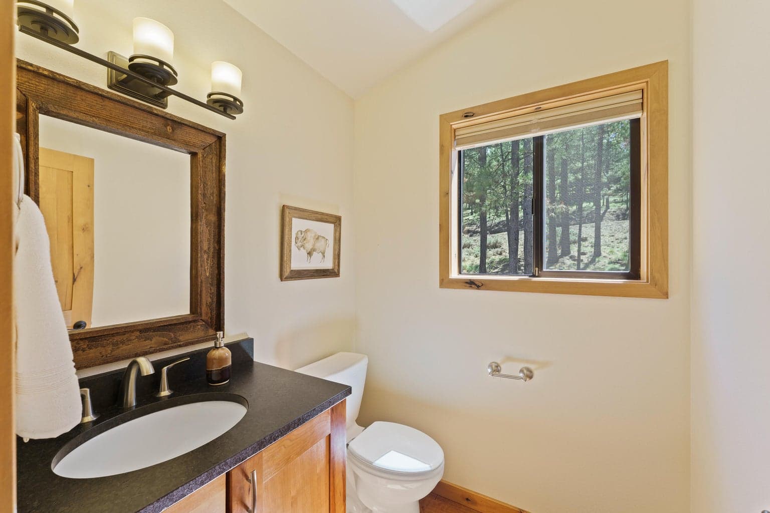 Powder room (upper level)