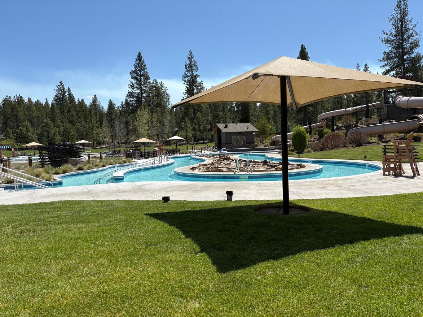 SHARC pool and lazy river area