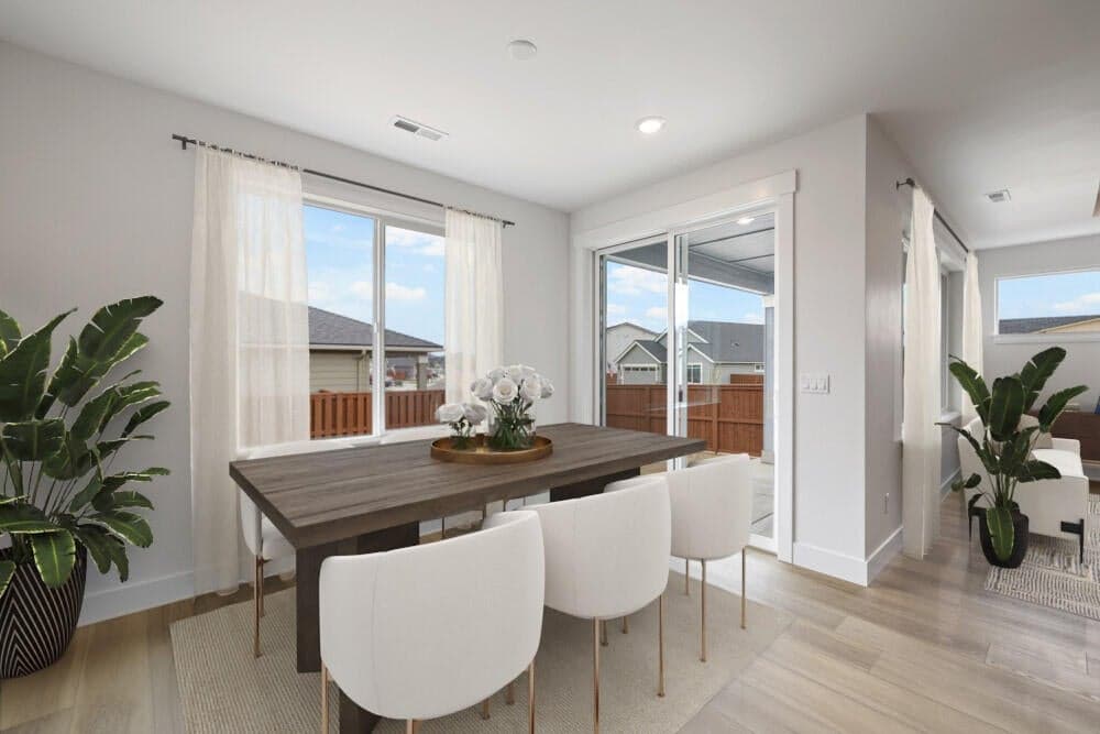 Subject property - Dining nook - with virtual staging