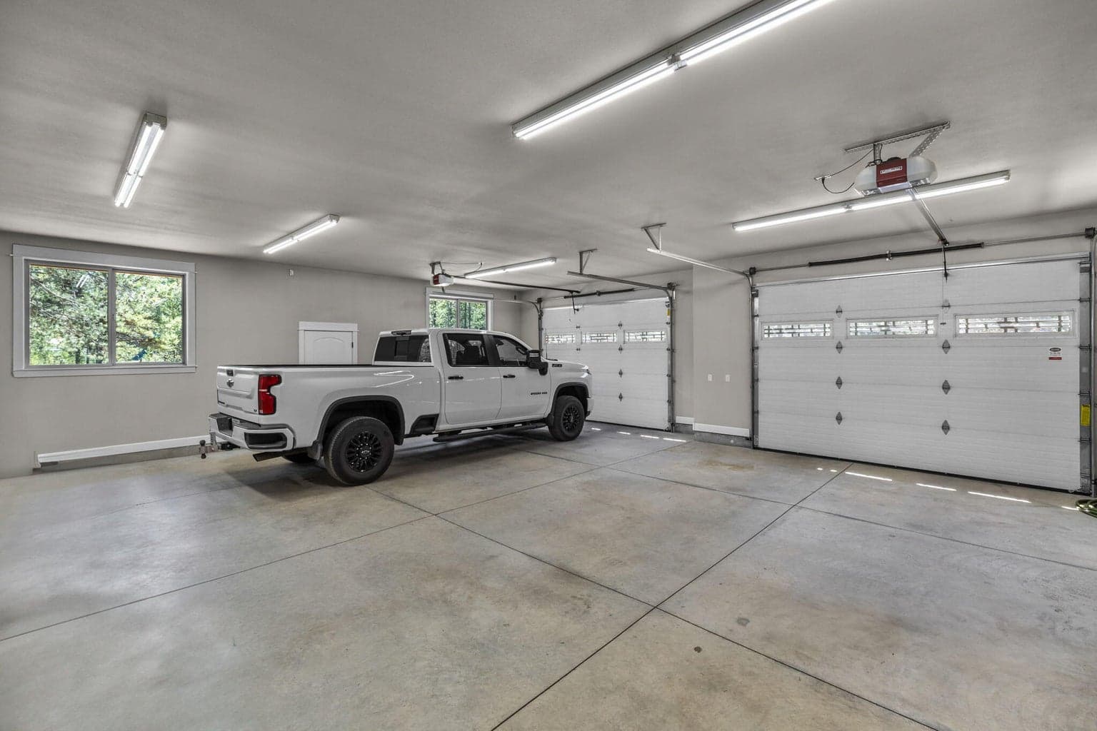 oversized attached garage