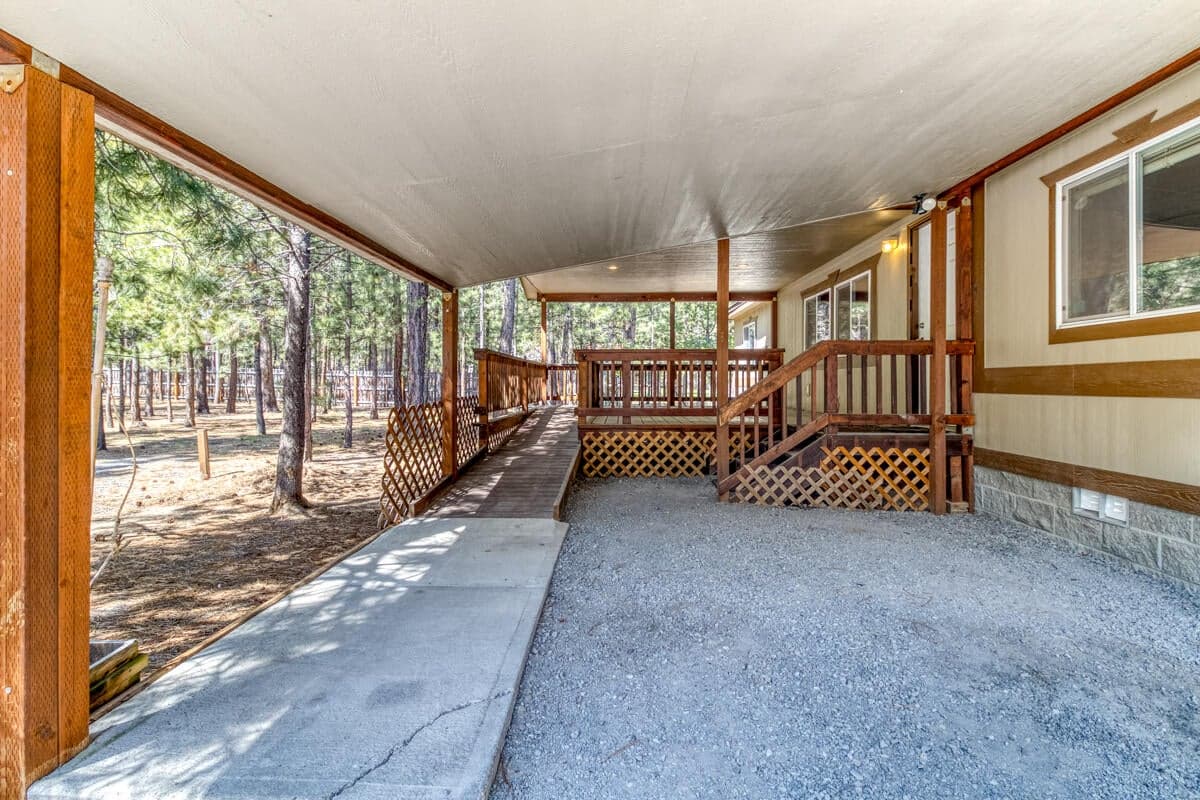 ADA ramp to front deck