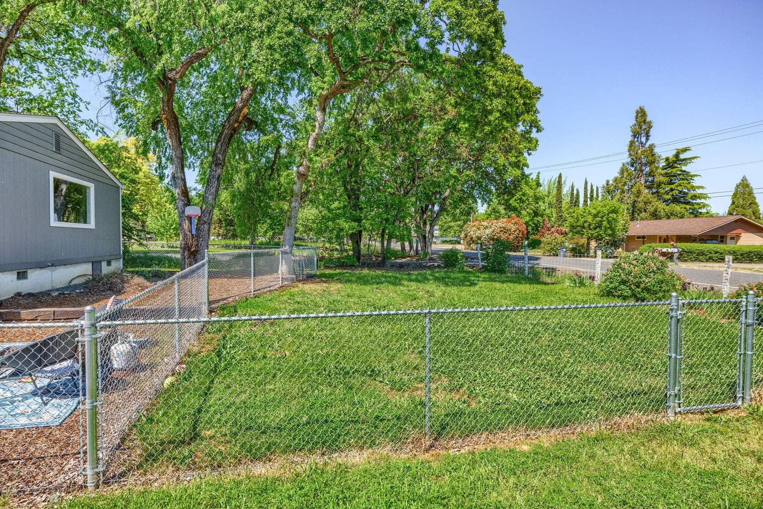 Fenced yard for Unit A