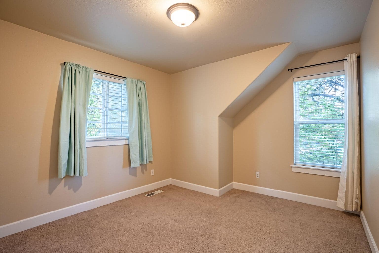 Guest room number one, Whole house has fresh paint, and updated door hardware