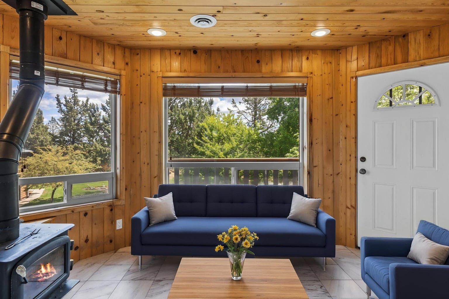 Sun Porch upstairs off of kitchen and dining.
