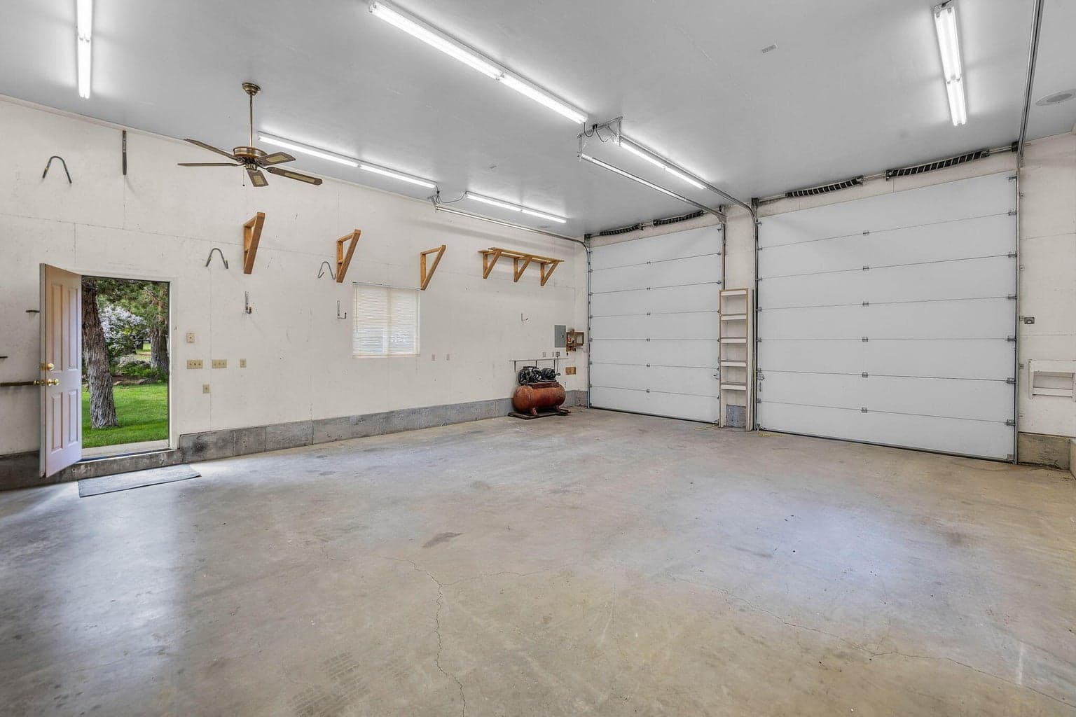 Inside Detached Shop.