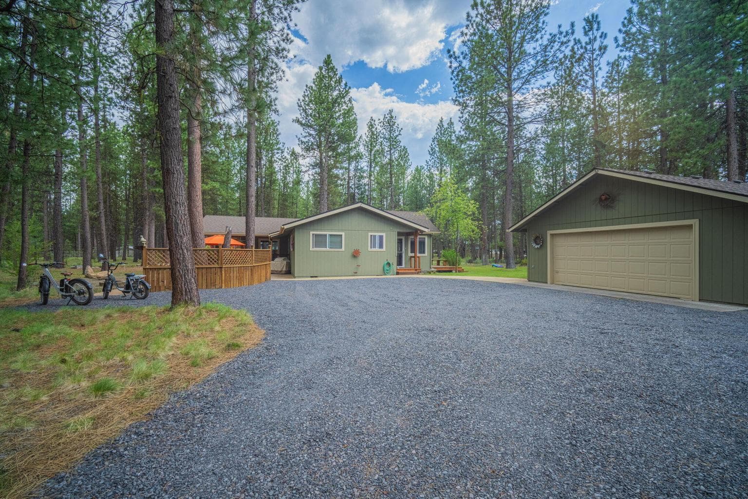 Single level home with detached garage AND ...