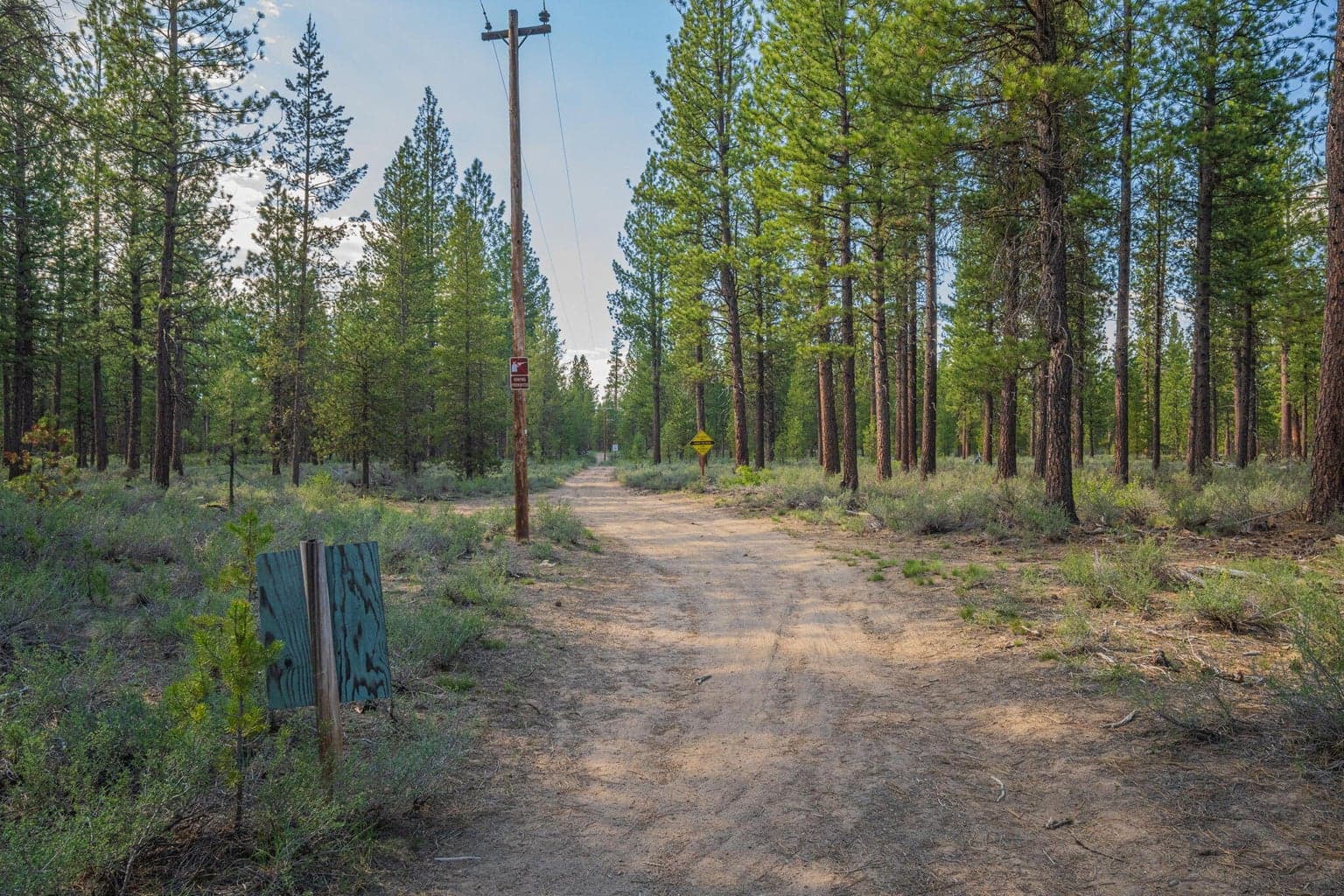 Great waling/riding trails into La Pine State Park - access is north from the property