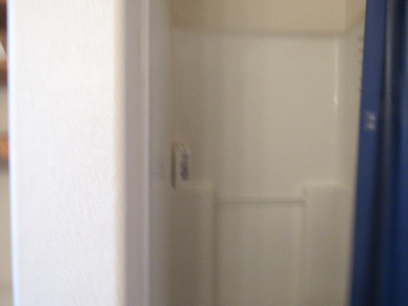 shower in the bathroom