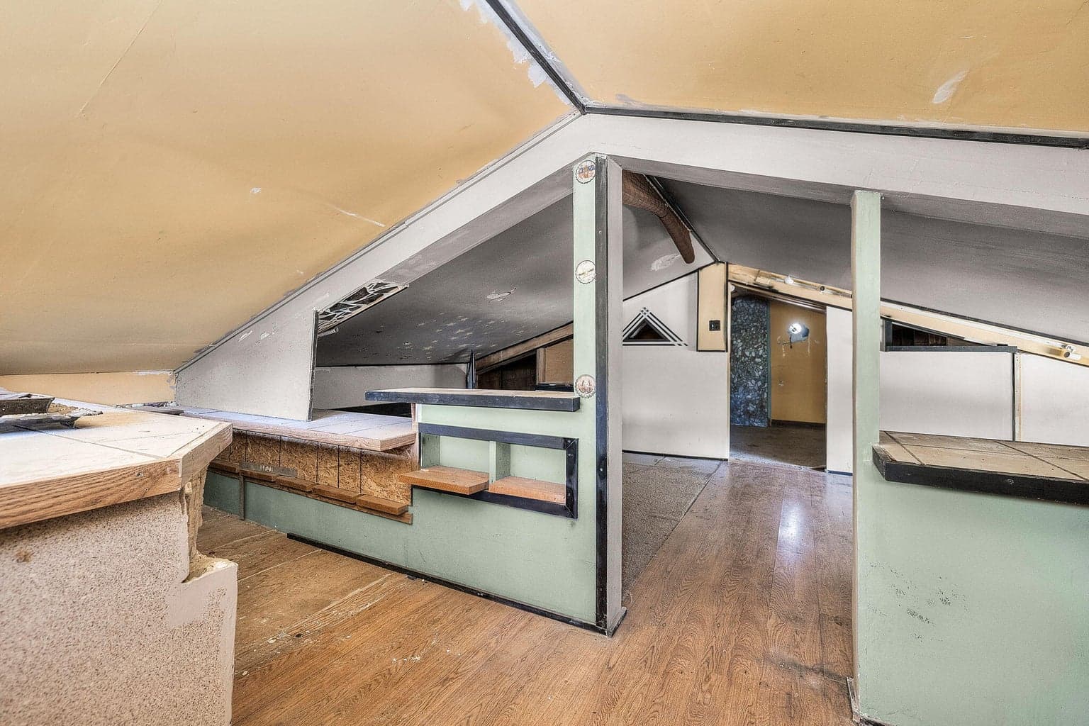 upstairs area of first shop