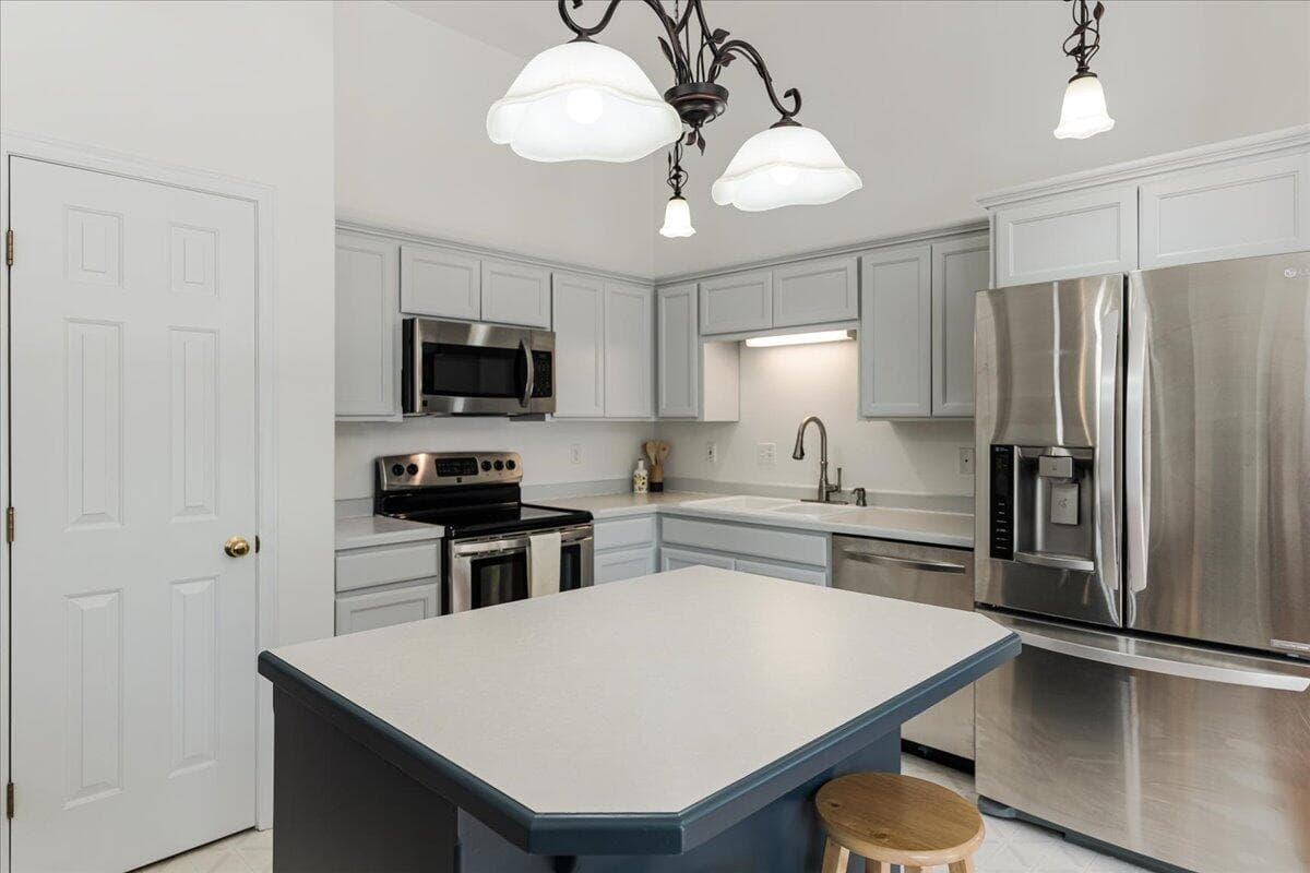 stainless steel appliances