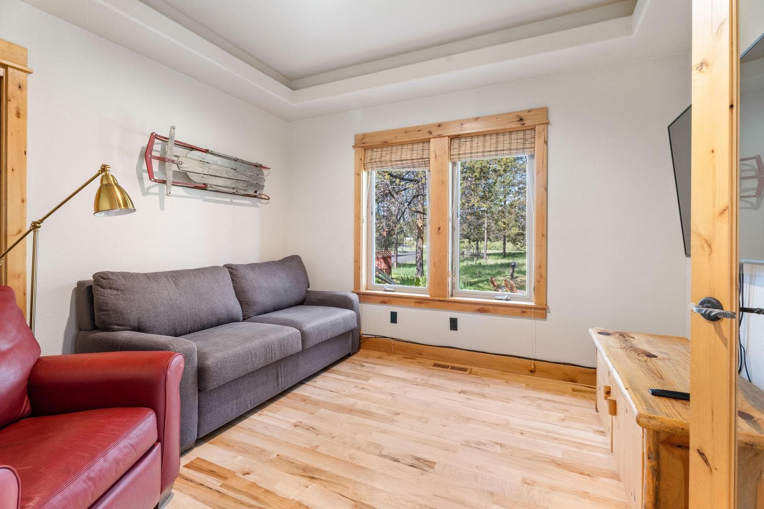 This media room is fully plumbed and ready to become your ultimate entertainment hub—perfect for movie nights, game days, and more!