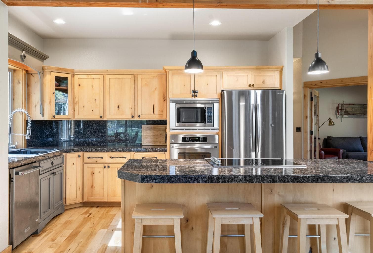 Experience a luxurious kitchen layout designed for both beauty and function—where high-end style meets everyday ease.