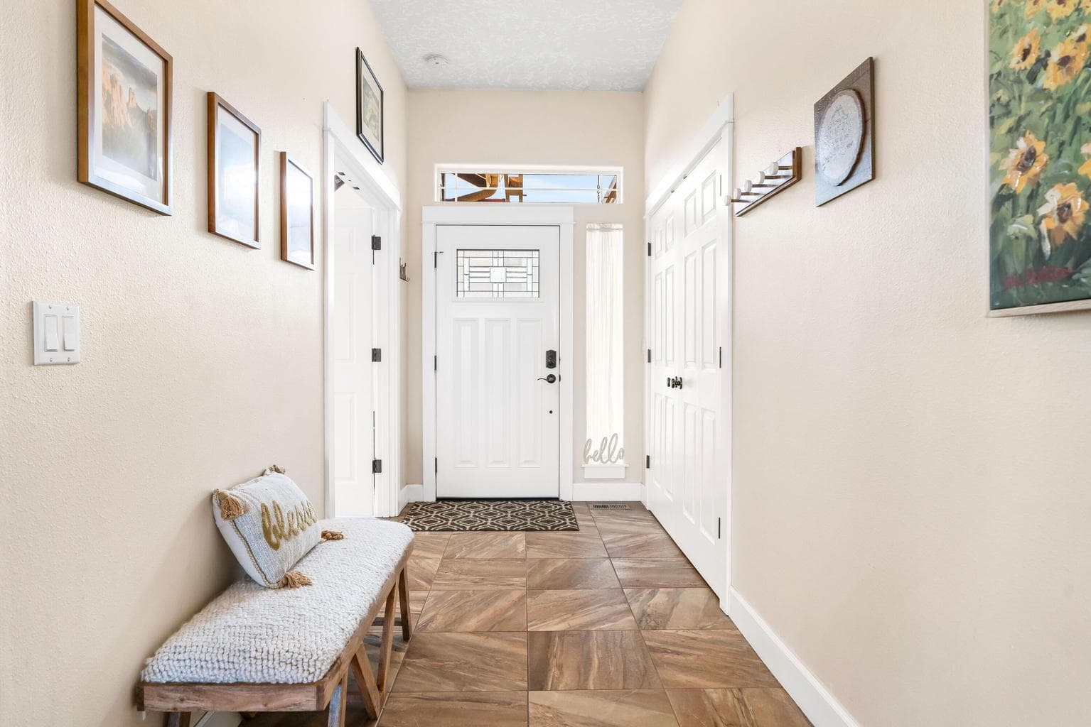 Wide Entry Hallway