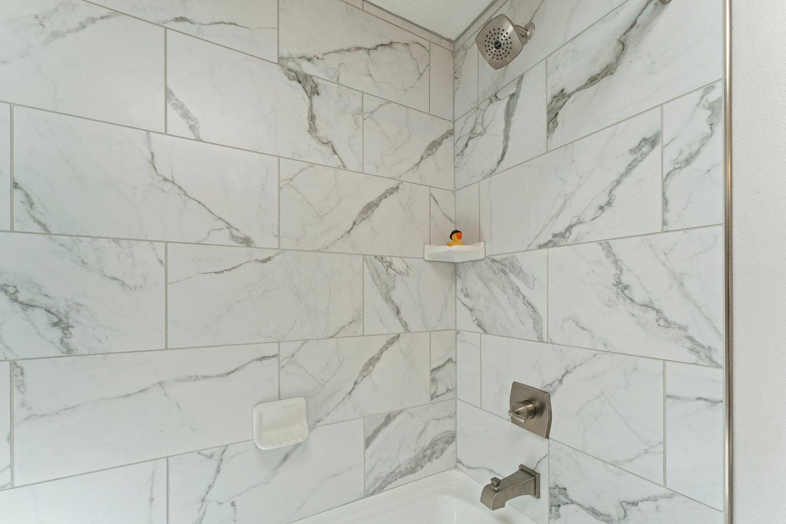 Updated tile shower