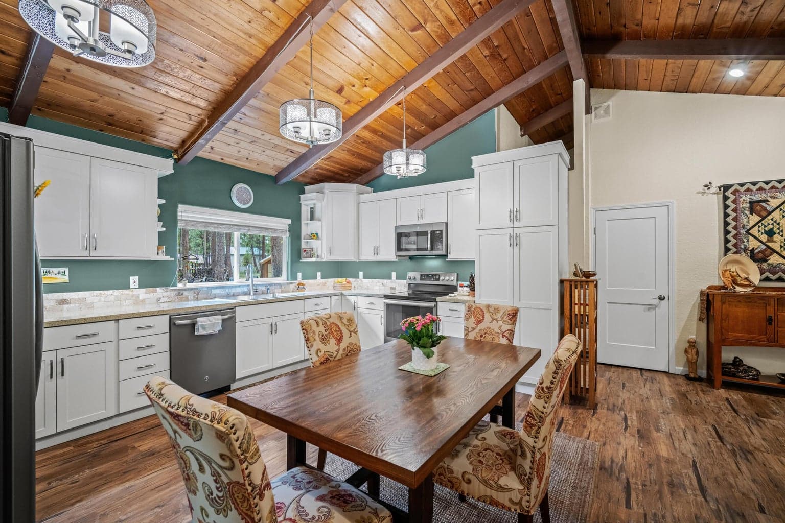 Rustic vaulted ceilings