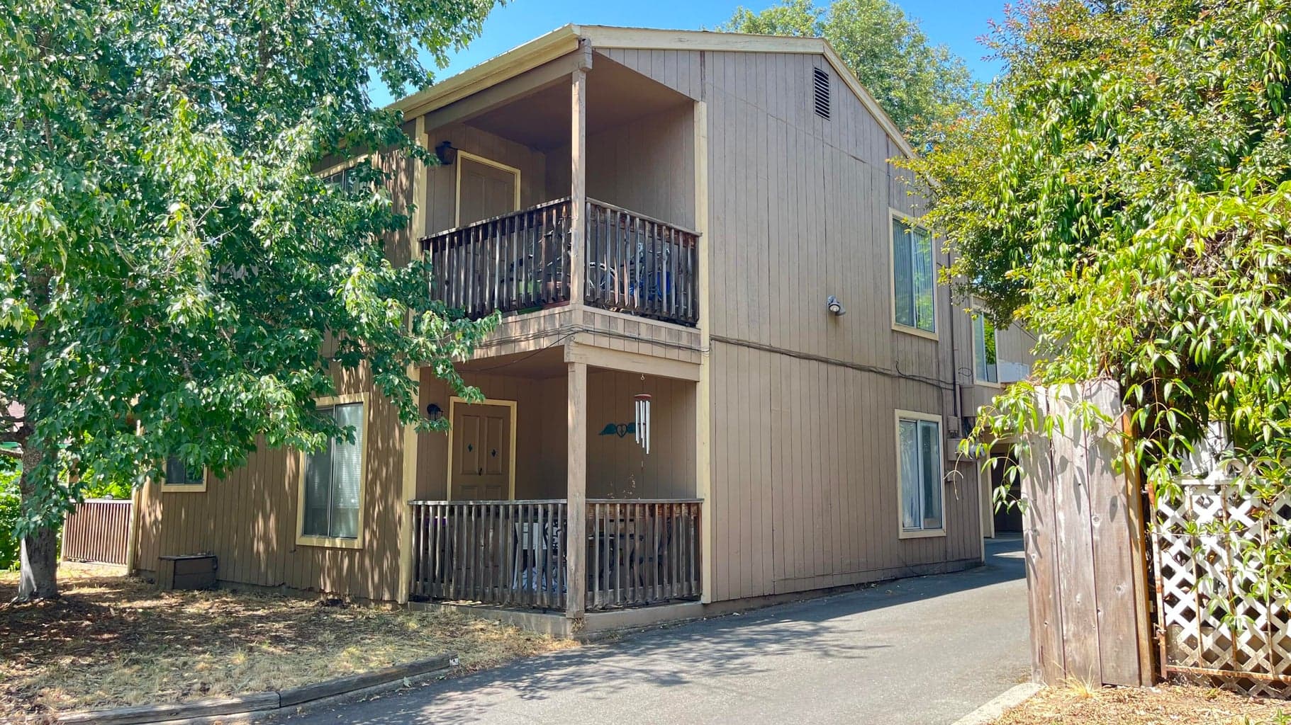 Front of Triplex