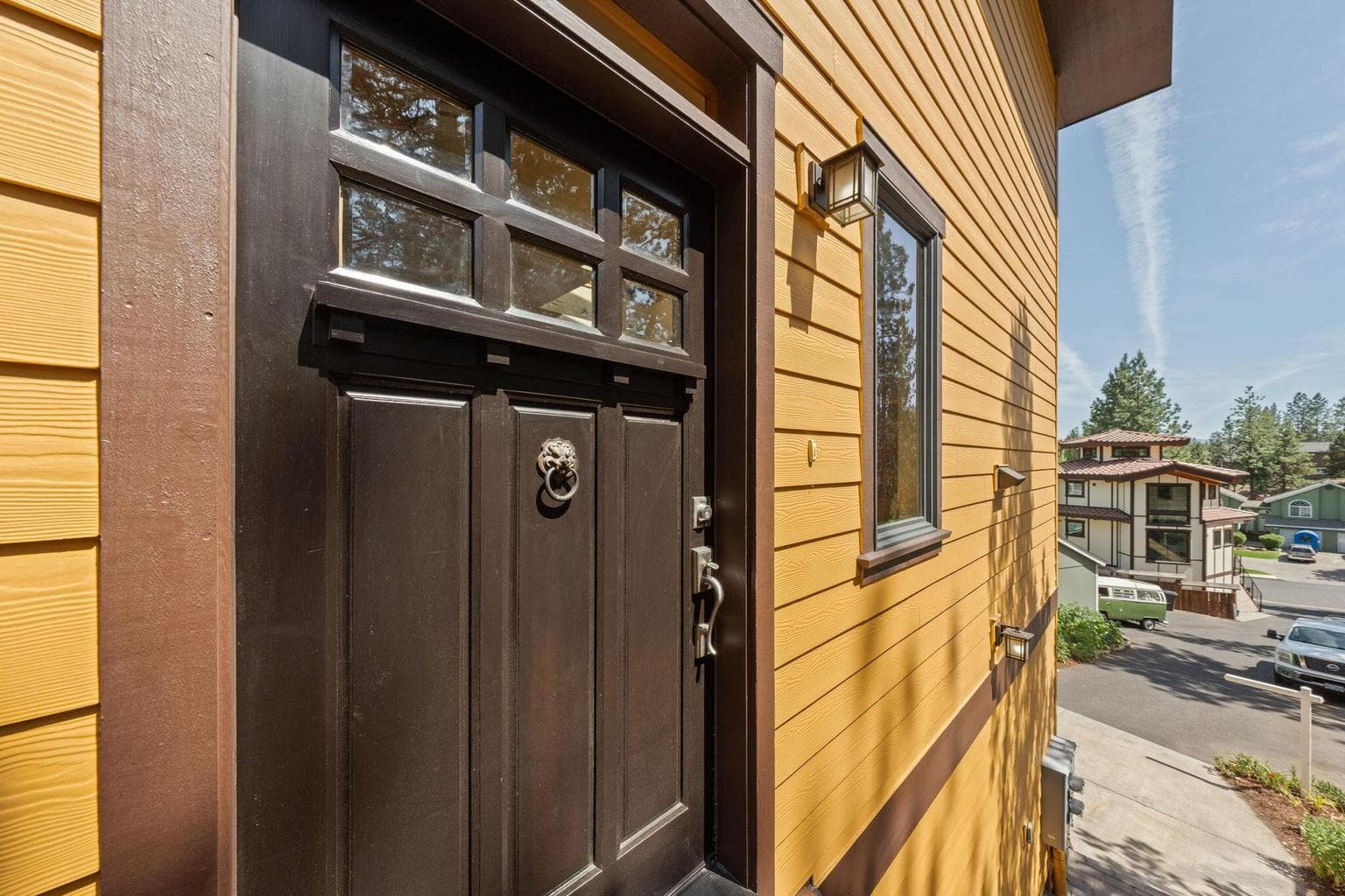 View from front door toward street
